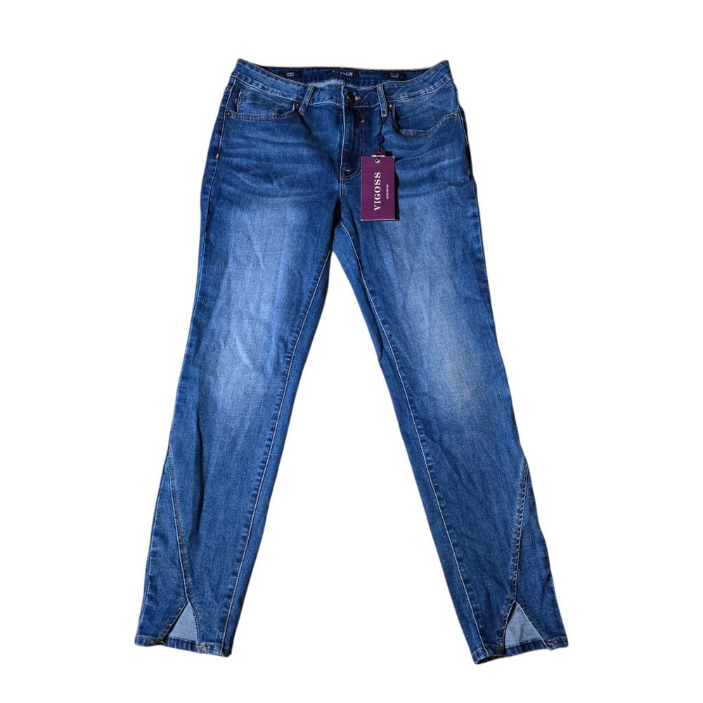 NWT, Vigoss Women's Mid rise Marley Skinny Jeans, Size 31/27